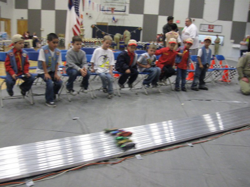 Racing at Camporee
