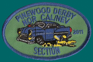 Las Vegas Paiute Section 2011 Pinewood Derby Patch