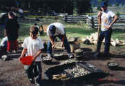 Outpost 32 setting up camp in Panguich, Utah